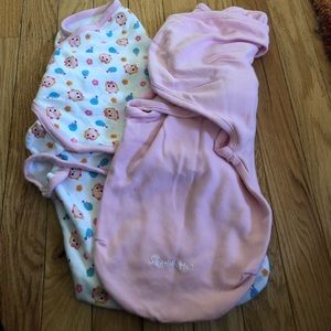 2 Pink Swaddle Me’s
